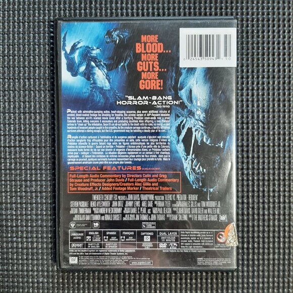 Aliens Vs. Predator - Requiem (DVD, 2008, Canadian Unrated) - Picture 3 of 3